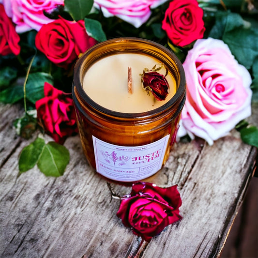 Bougie - Rose Sauvage