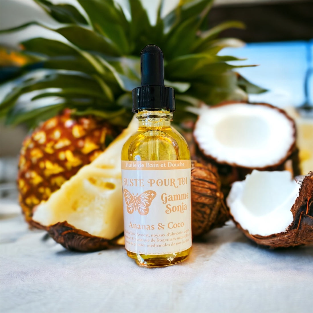 Huile De Bain Et Douche - Ananas Coco