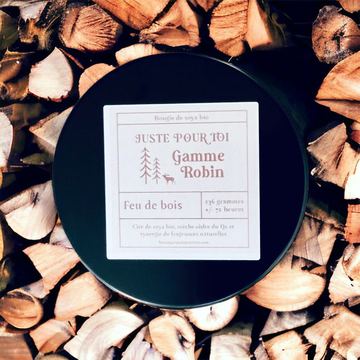 Bougie - Feu De Bois
