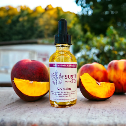 Huile De Bain Et Douche - Nectarine