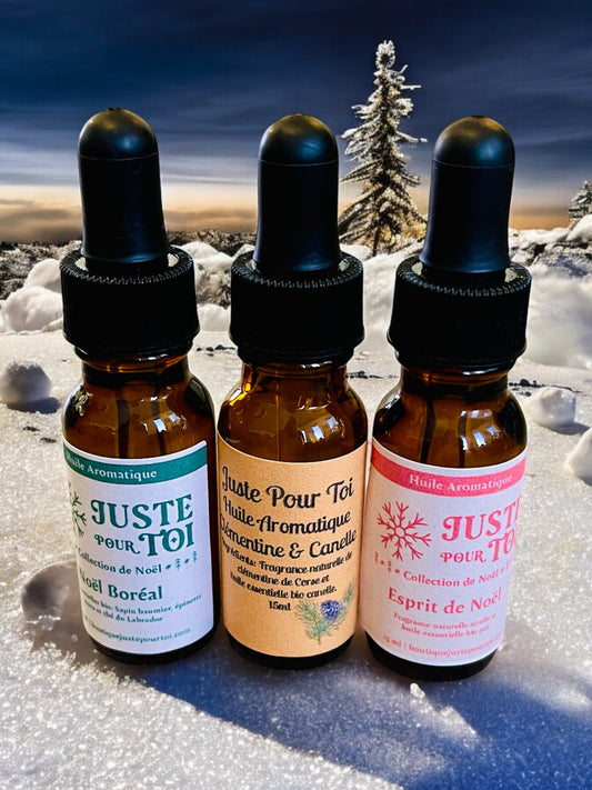 Huiles Aromatiques - Collection Trio De Noël