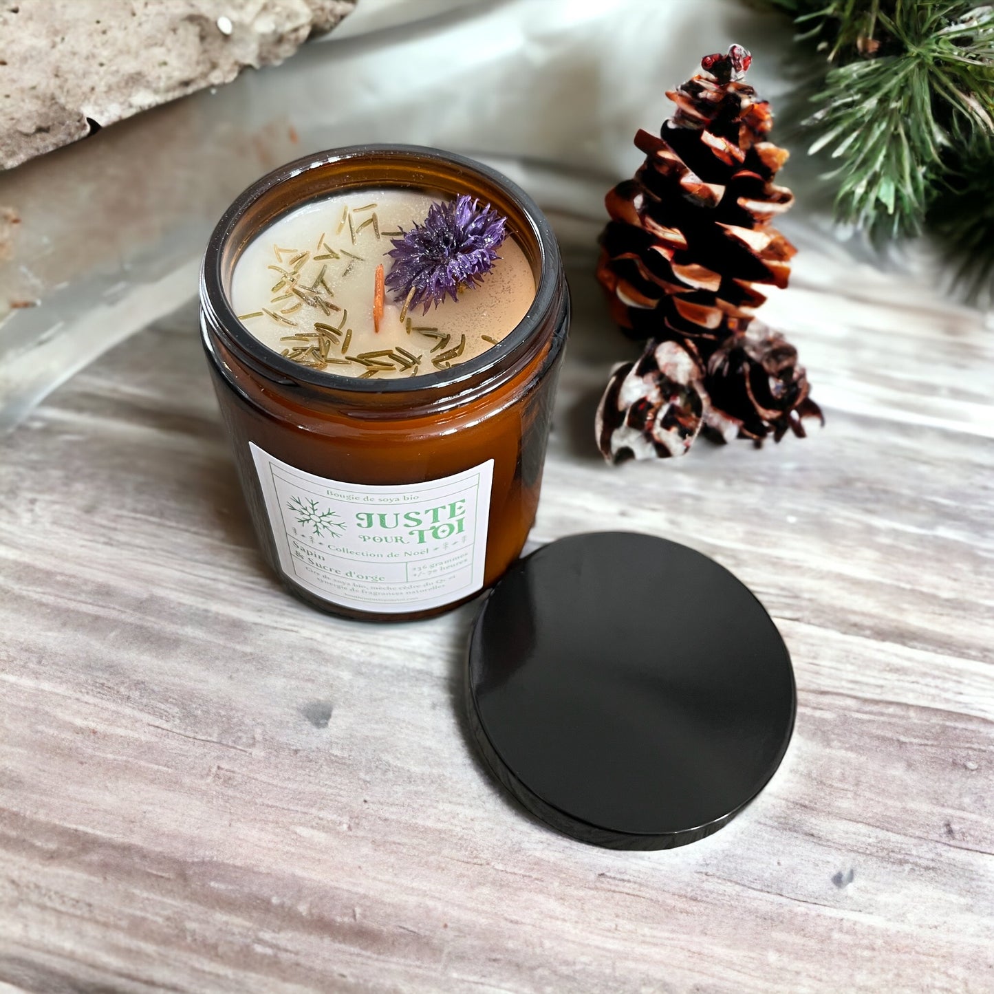 Bougie - Sapin & Sucre D'Orge