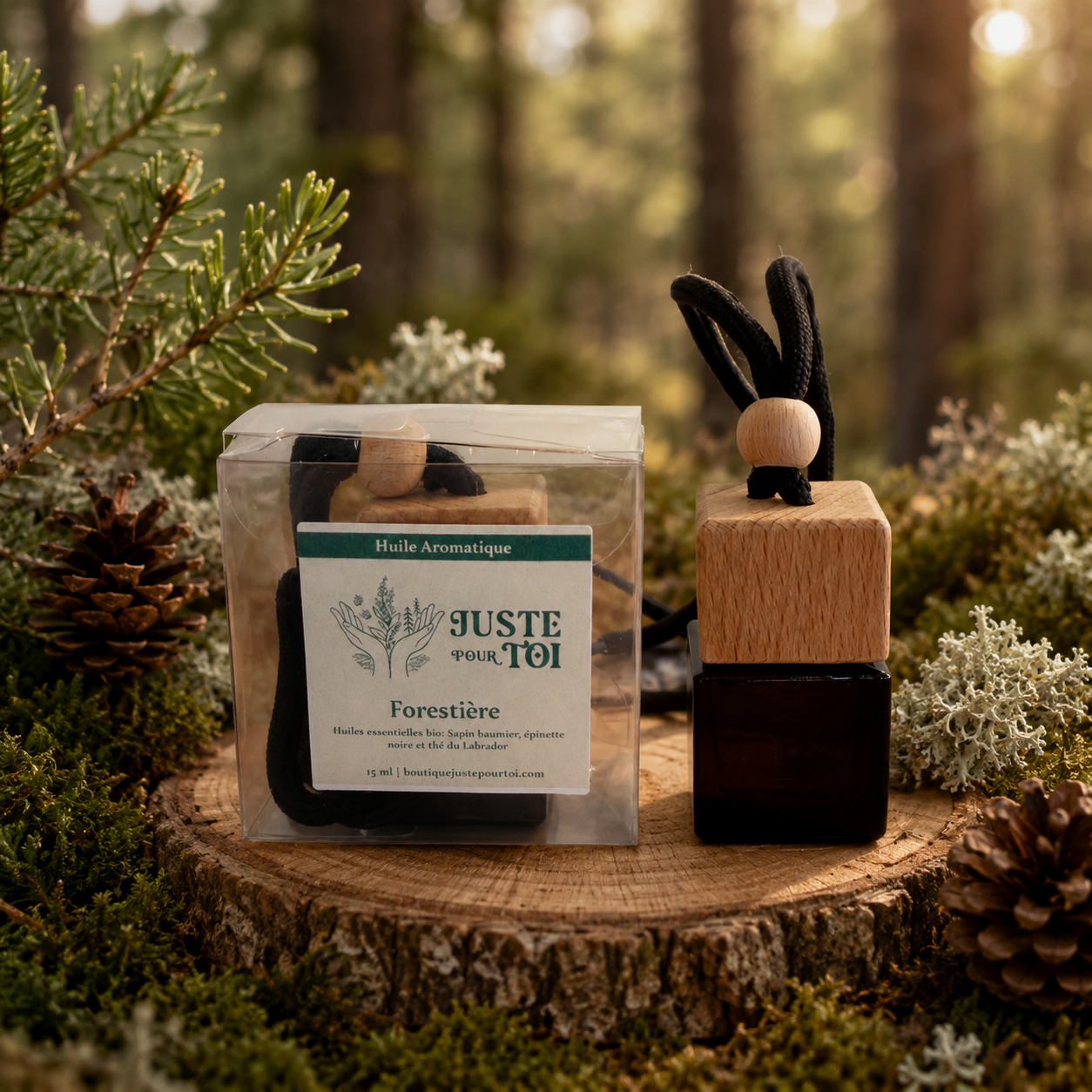 Huile Aromatique - Forestier - Diffuseur Pour Voiture
