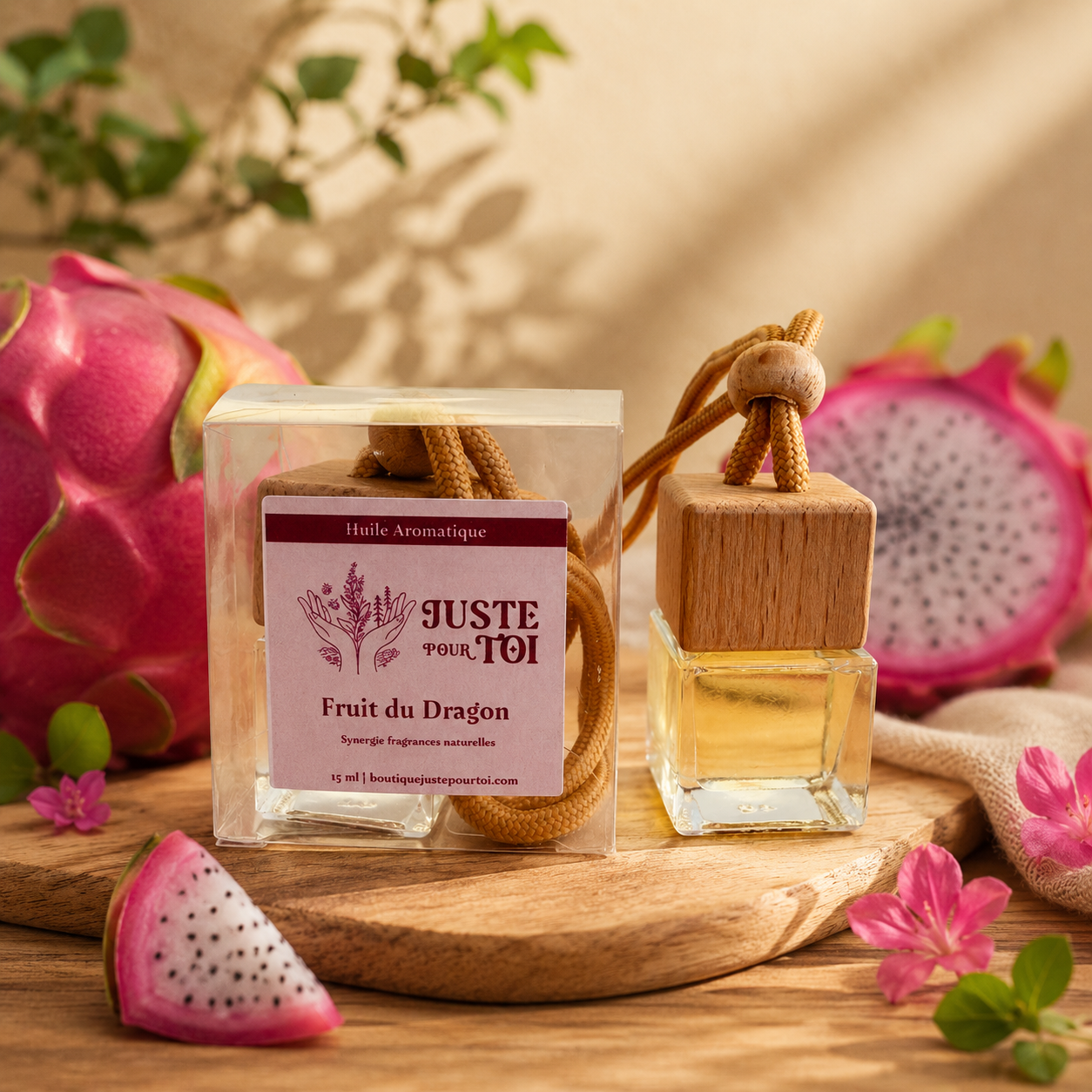Huile Aromatique - Fruit du Dragon - Diffuseur Pour Voiture