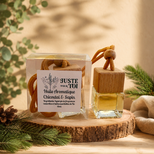 Huile Aromatique - Chicoutai & Sapin - Diffuseur Pour Voiture