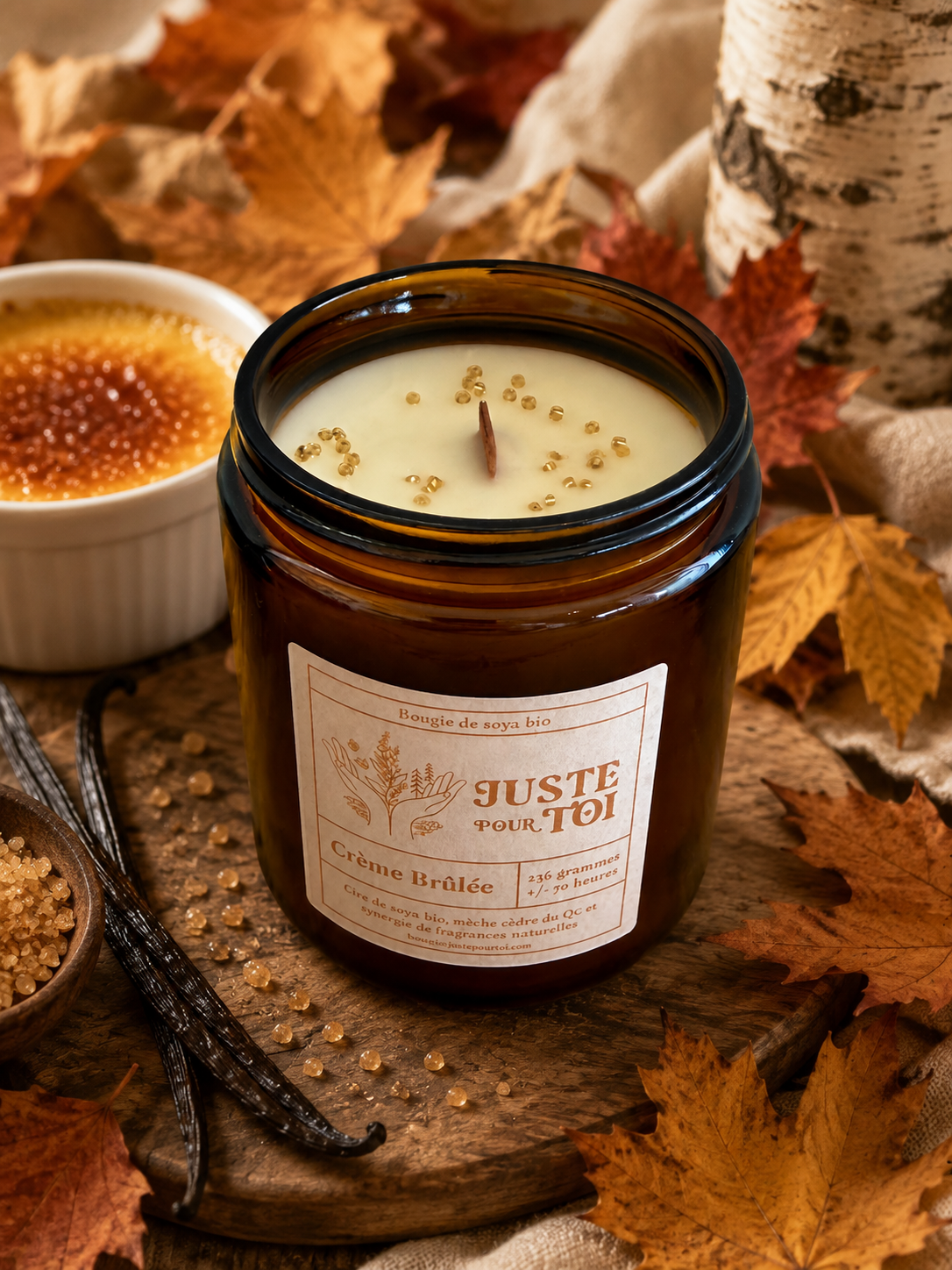 Bougie - Crème Brûlée