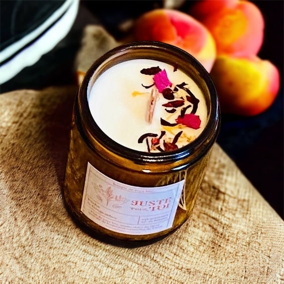 Bougie - Pêche & Gingembre