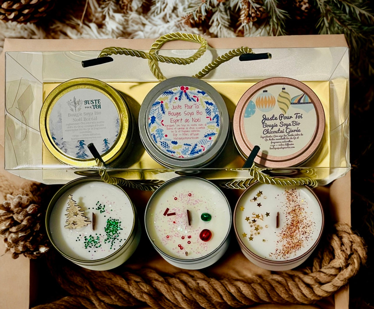 Ensemble - Bougies - Noël Trio 2